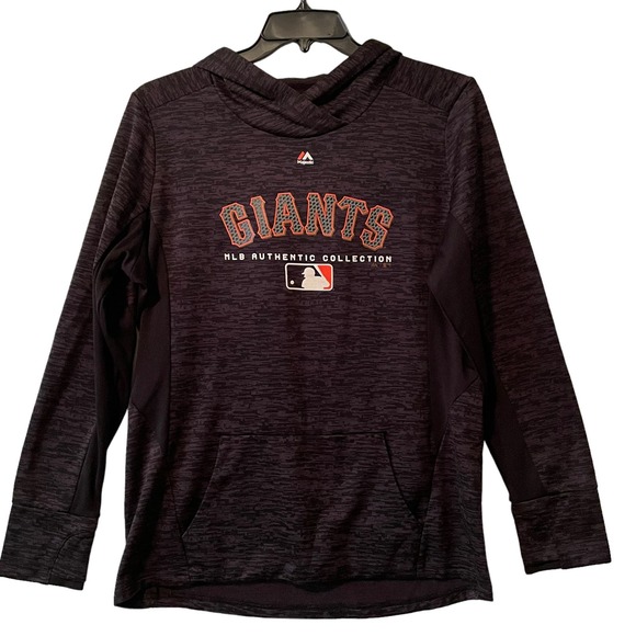 Majestic Other - San Francisco Giants Majestic Authentic Team Drive Ultra-Streak Hoodie Mens XL
